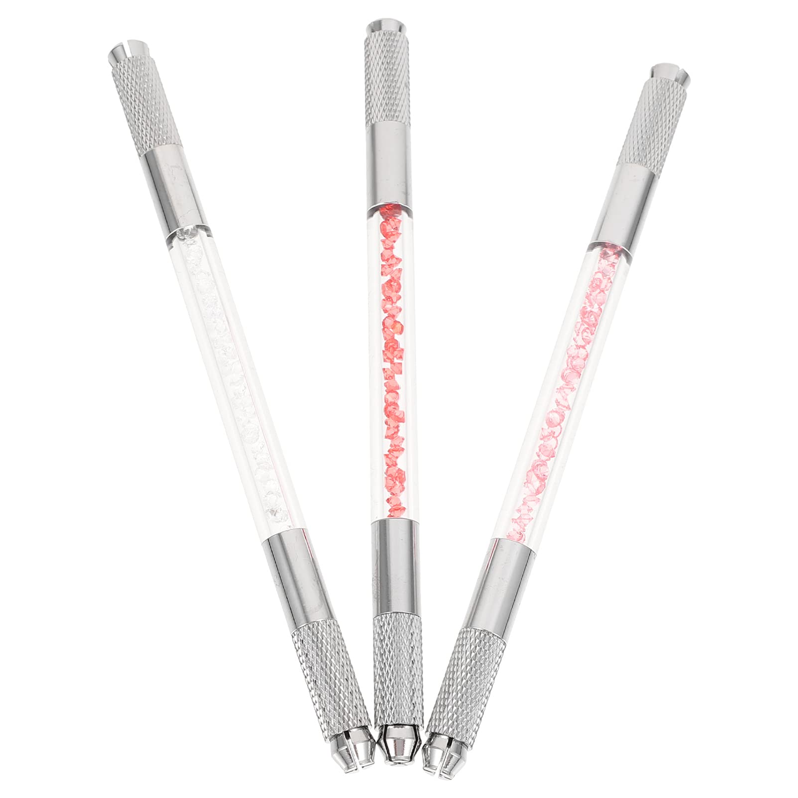 minkissy 9pezzi Penne Sopracciglia Cristallo Artigianali Doppia Estremità Per Makeup Strumenti Per Donne Di Pennarelli Per Sopracciglia