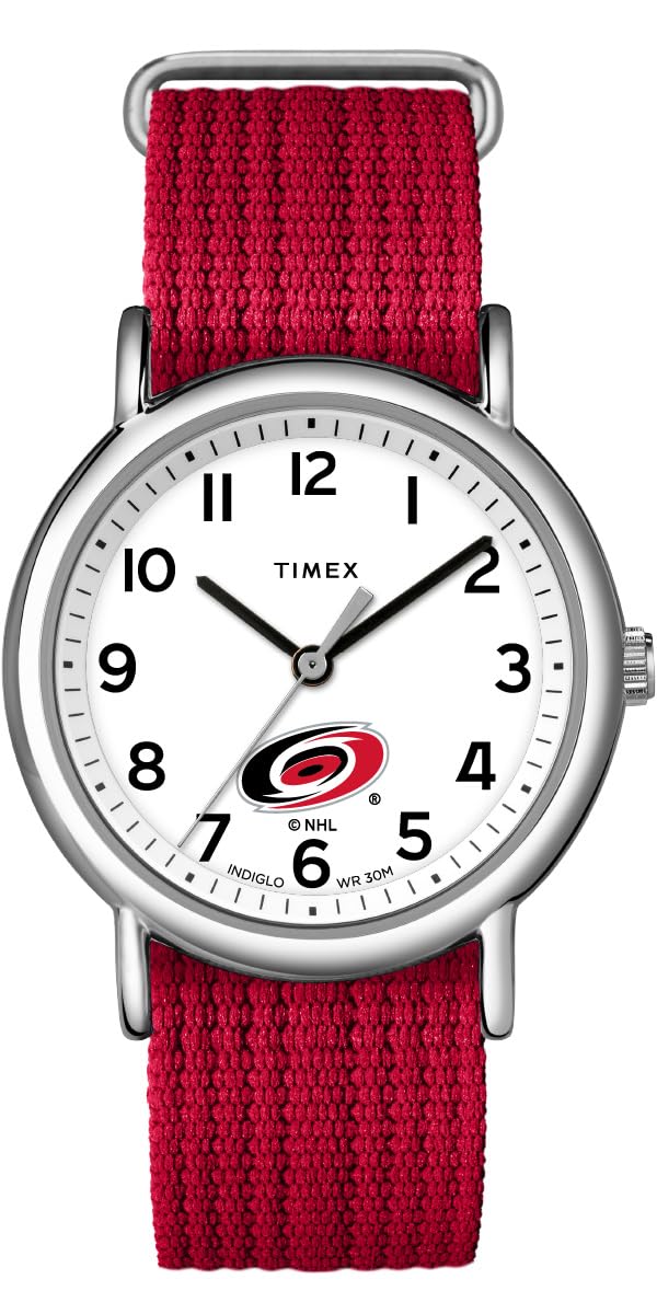 TIMEX Unisex Weekender 38mm Watch with Slip-Thru Single Layer Strap