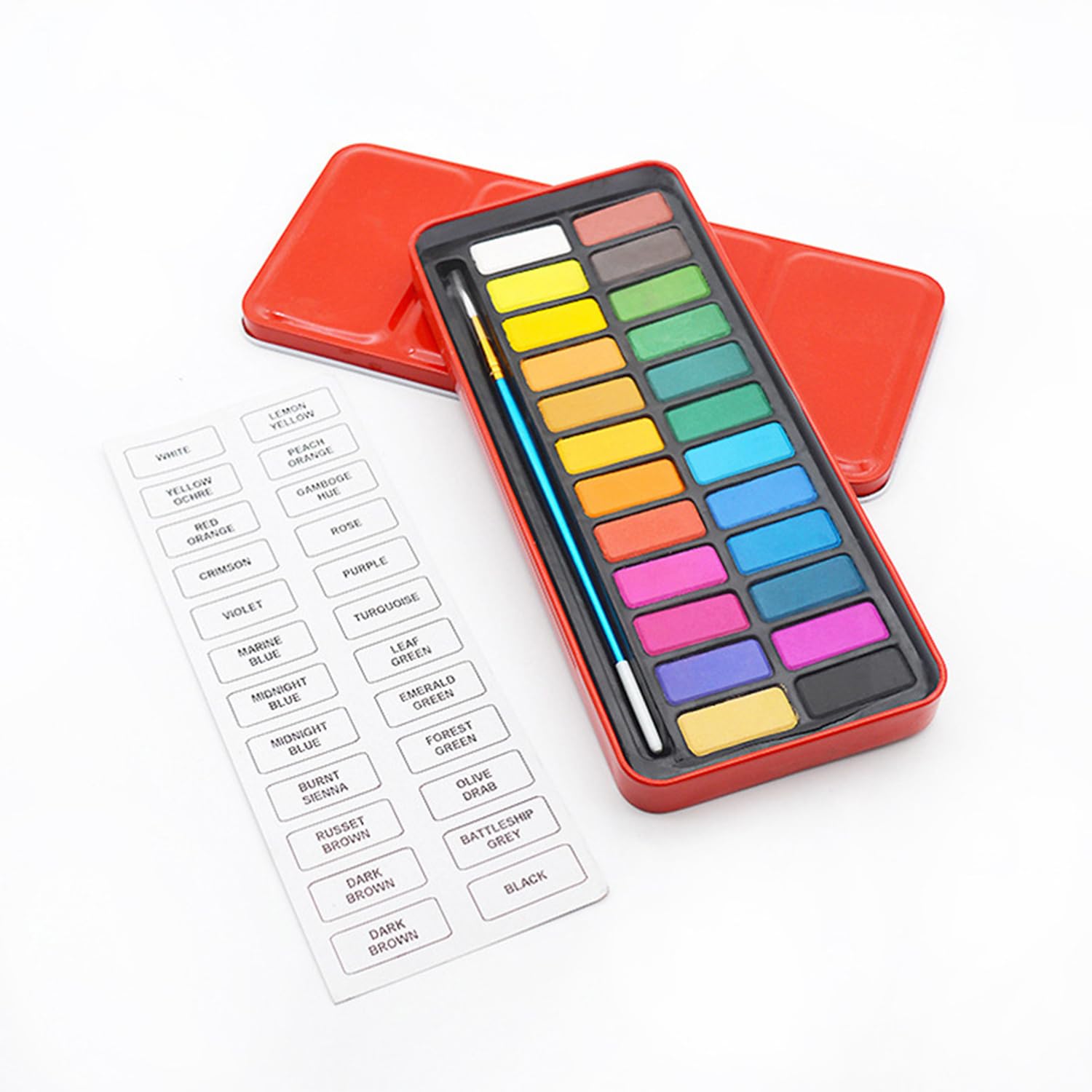 Aquarell-Malbuch Für Erwachsene – Mit 24 Farben & Faltbarem Block, Ideal Zum Stressabbau & Kreativ Entspannen