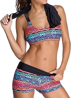 Maillot de bain 2 pièces shorty brassière Clearance