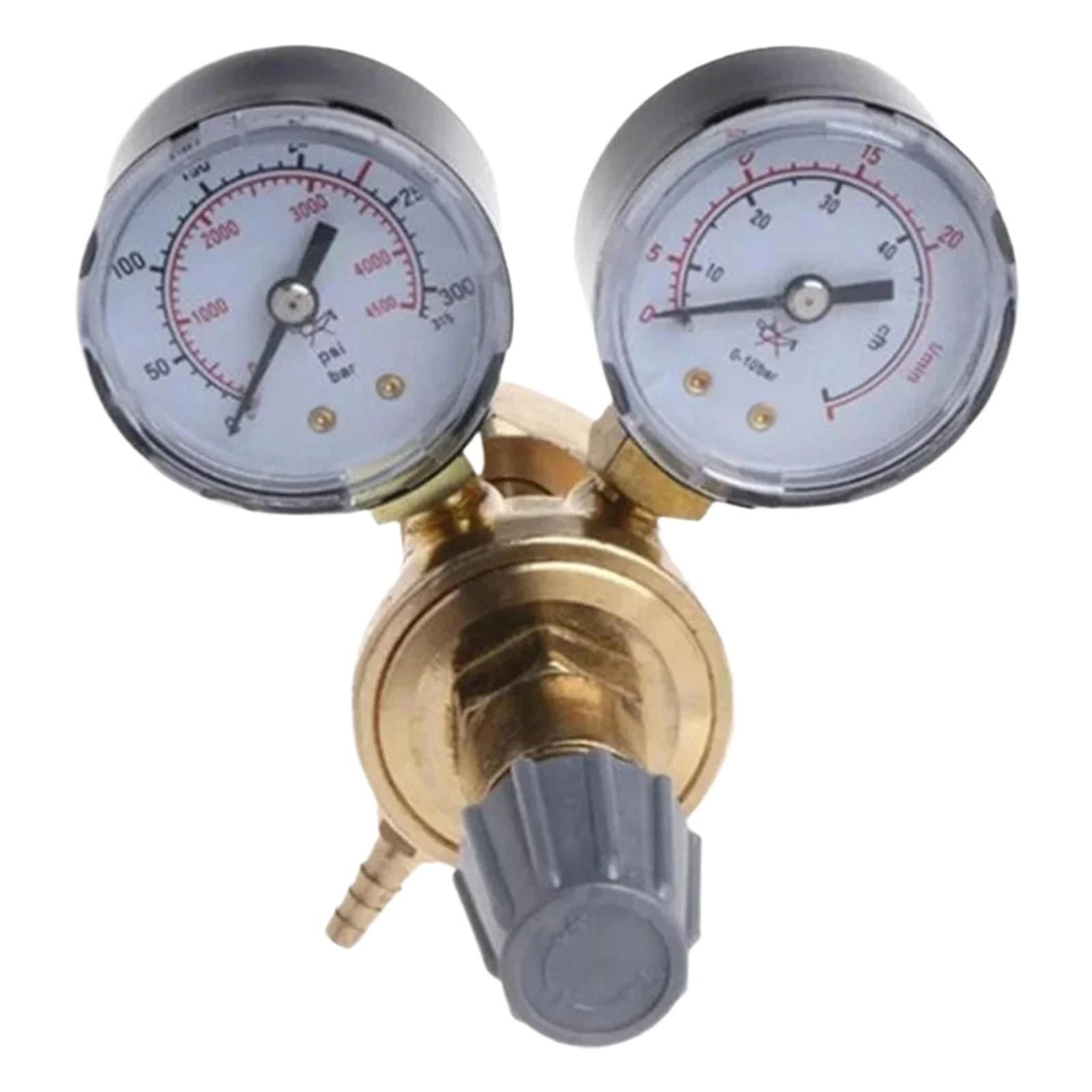 Réducteur de pression gaz cuivre W21.8 pour tireuse bière et soudure TIG