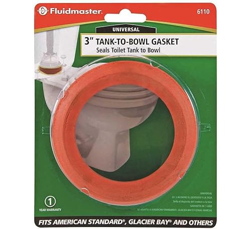 Miniatura 2 de FLUIDMASTER INC 6110 Junta de tanque a tazón para inodoros American Standard Cadet 3