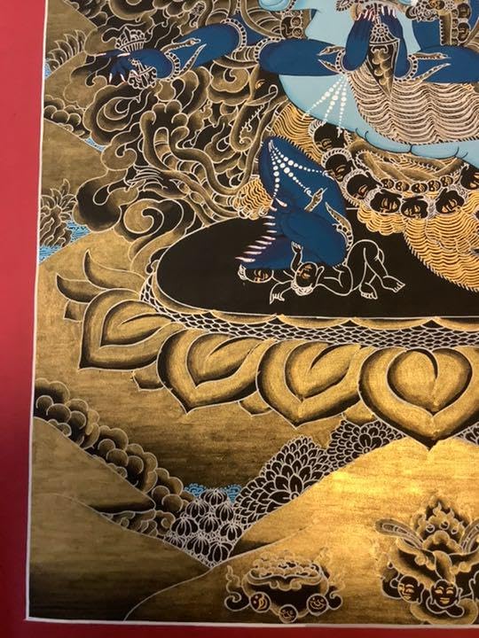 Amazon.co.jp: チベット密教 手描き タンカ マンダラ バジュラキロア