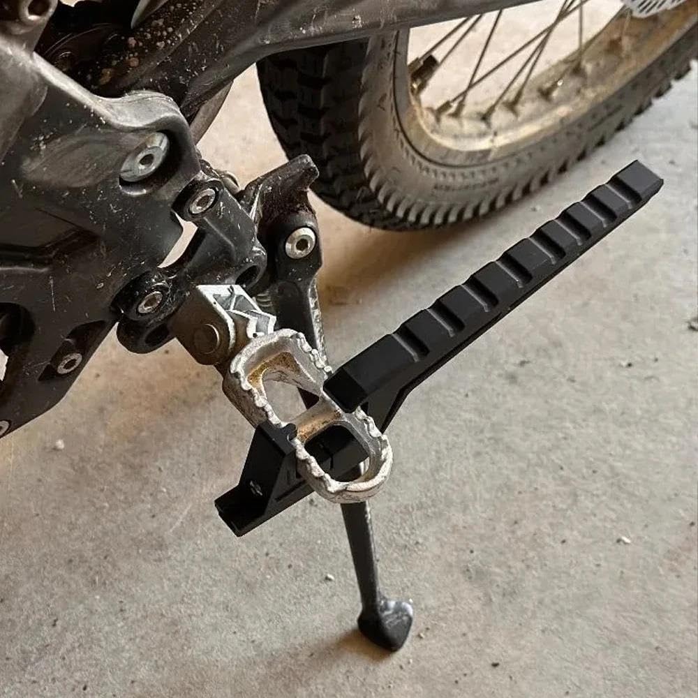 Reposapiés Motocicleta para Sur Ron Light Bee X/S/L1E Pasajero Estriberas Extensión Estriberas Motocross Bicicleta Bicicleta Eléctrica Accesorios Motocicleta Estriberas Motocicleta(Orange)