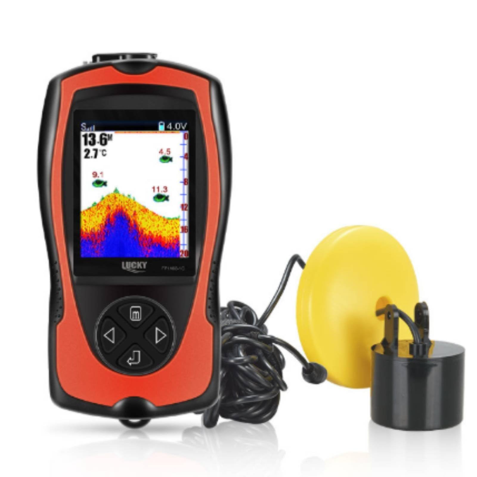 Wired Aquatic Life Detector Locator Depth Reading Color Screen Aquatic Life Detector Locator Backlight Echo-Sounder Locator for Boat, Lake, River, Ff1108-1ct-picture-30