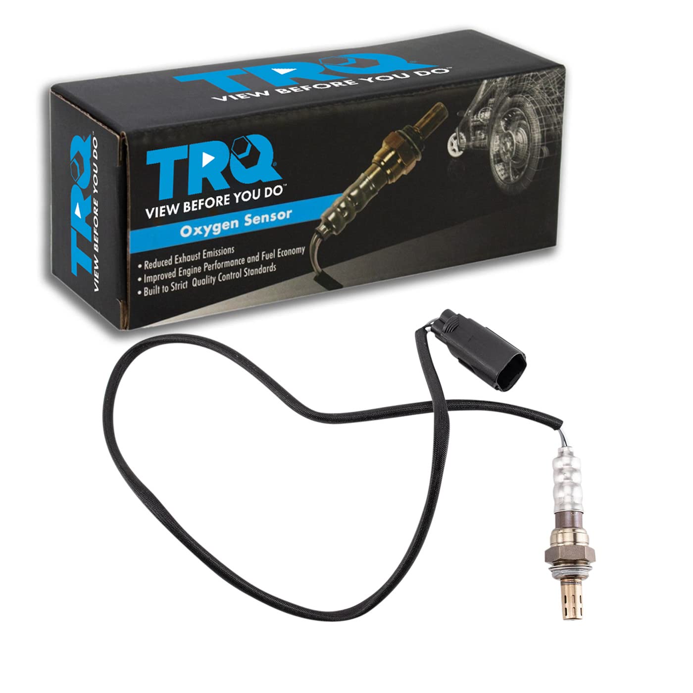 TRQ Center Downstream O2 Oxygen Sensor Compatible with 1999-2010 Volvo-picture-21