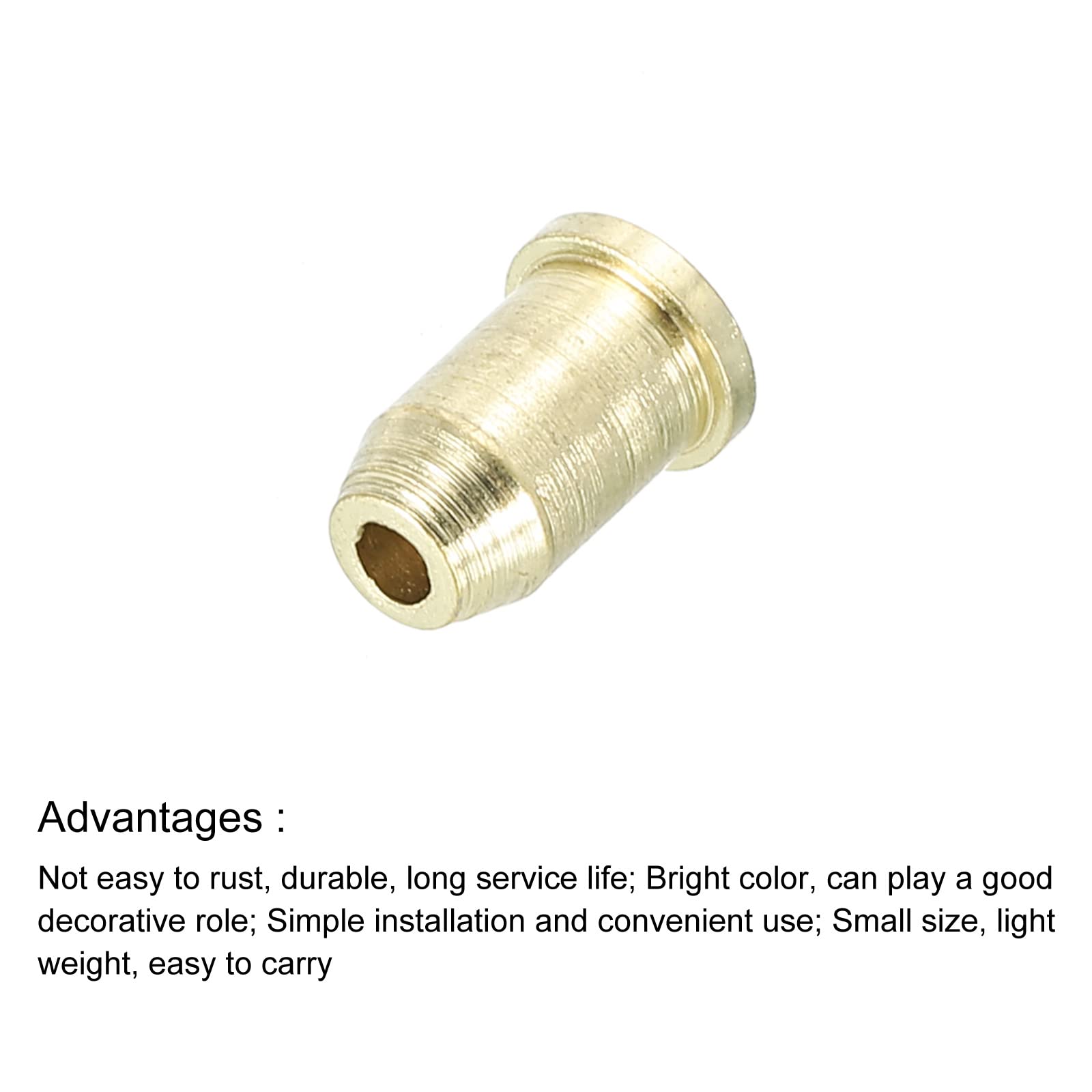 Musiclily Pro 4mm Montaggio Top Boccole Passacorde In Acciaio - Foto 12