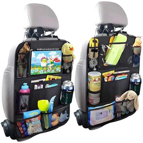 Giococo 2 PCS Backseat Car Organizer for Kid With Clear 10