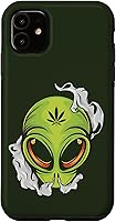 Vista 8 de Alien UFO Cannabis Marijuana Weed Hemp THC Ganja Gift Case for iPhone 17