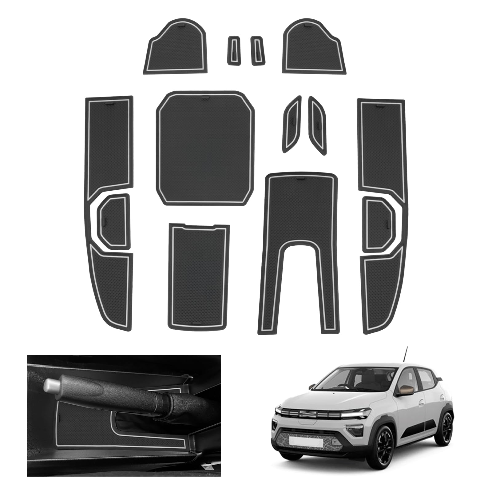 BIBIBO Pellicola Protettiva Per Schermo Dacia Spring Electric 2022-2023 (2 Pezzi, 7 Pollici)