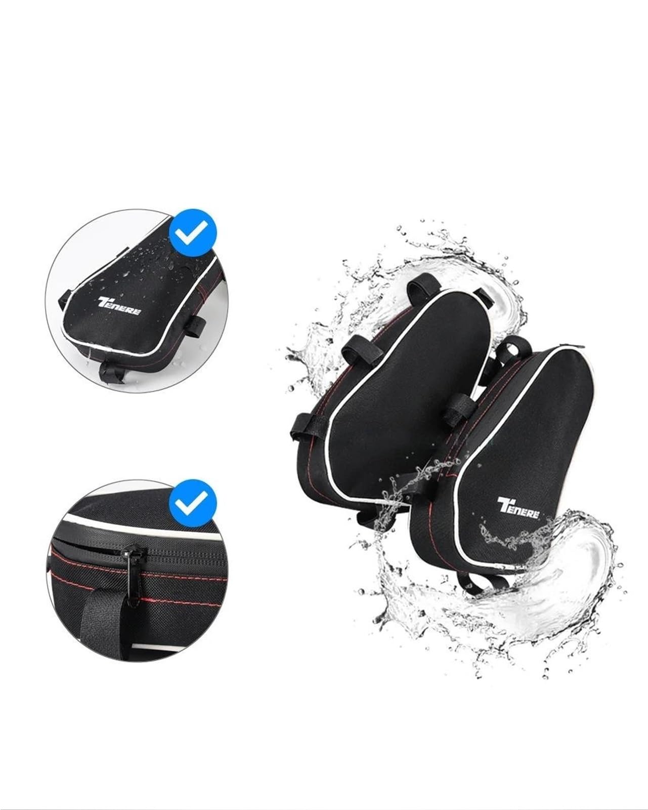 Borsa da sella portautensili per telaio Borsa Per Barre Paramotore Moto Per T7 Tenere 700 2019-2022 - Impermeabile Per Attrezzi Da Viaggio