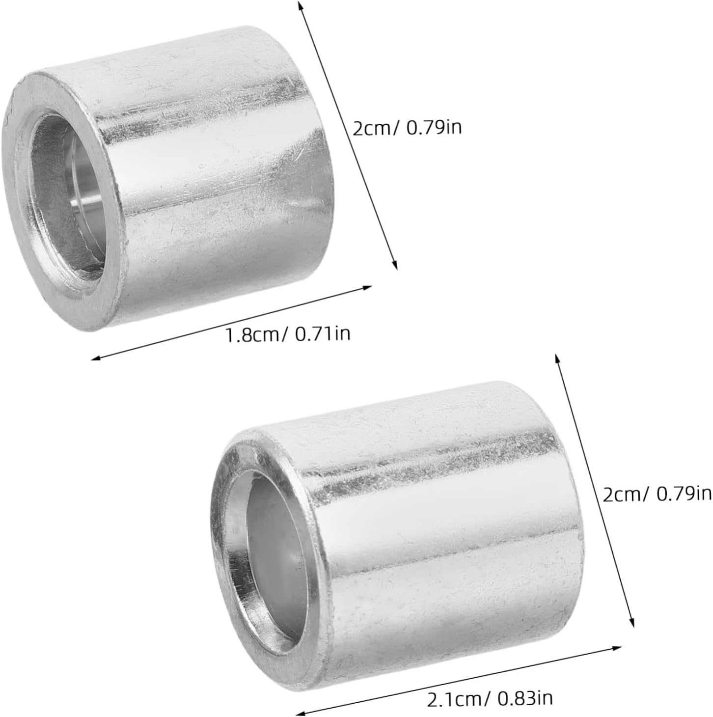 Amosfun 2pcs Atv Rear Axle Bearing Spacers for Off-road Motorcycle Go-kart Easy Installation Wheel Hub Components Fit for Enhanced Performance