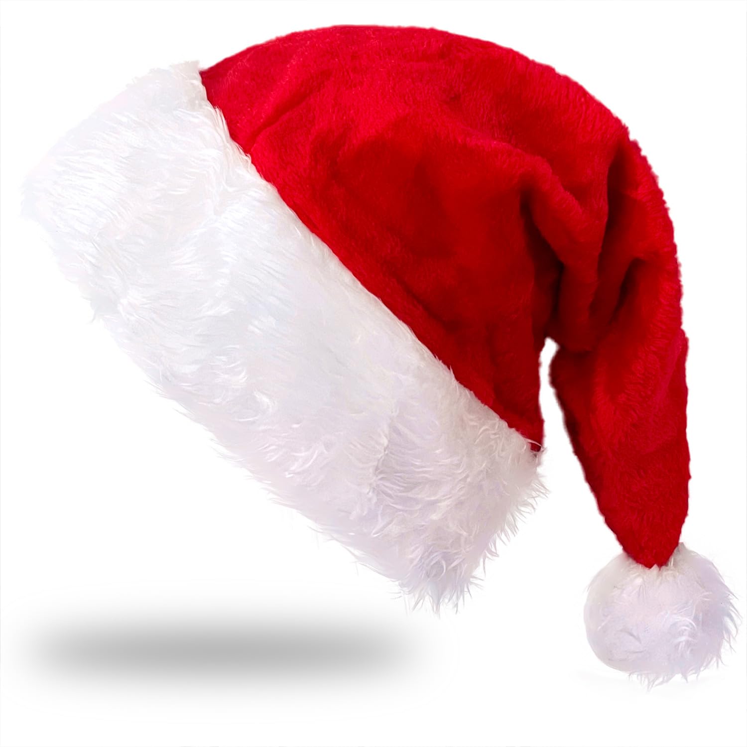 Sombrero de Navidad para adultos, sombrero de Papá Noel, sombrero de Papá Noel para hombres y mujeres, regalos de fiesta de Navidad, suministros de fiesta de Año Nuevo