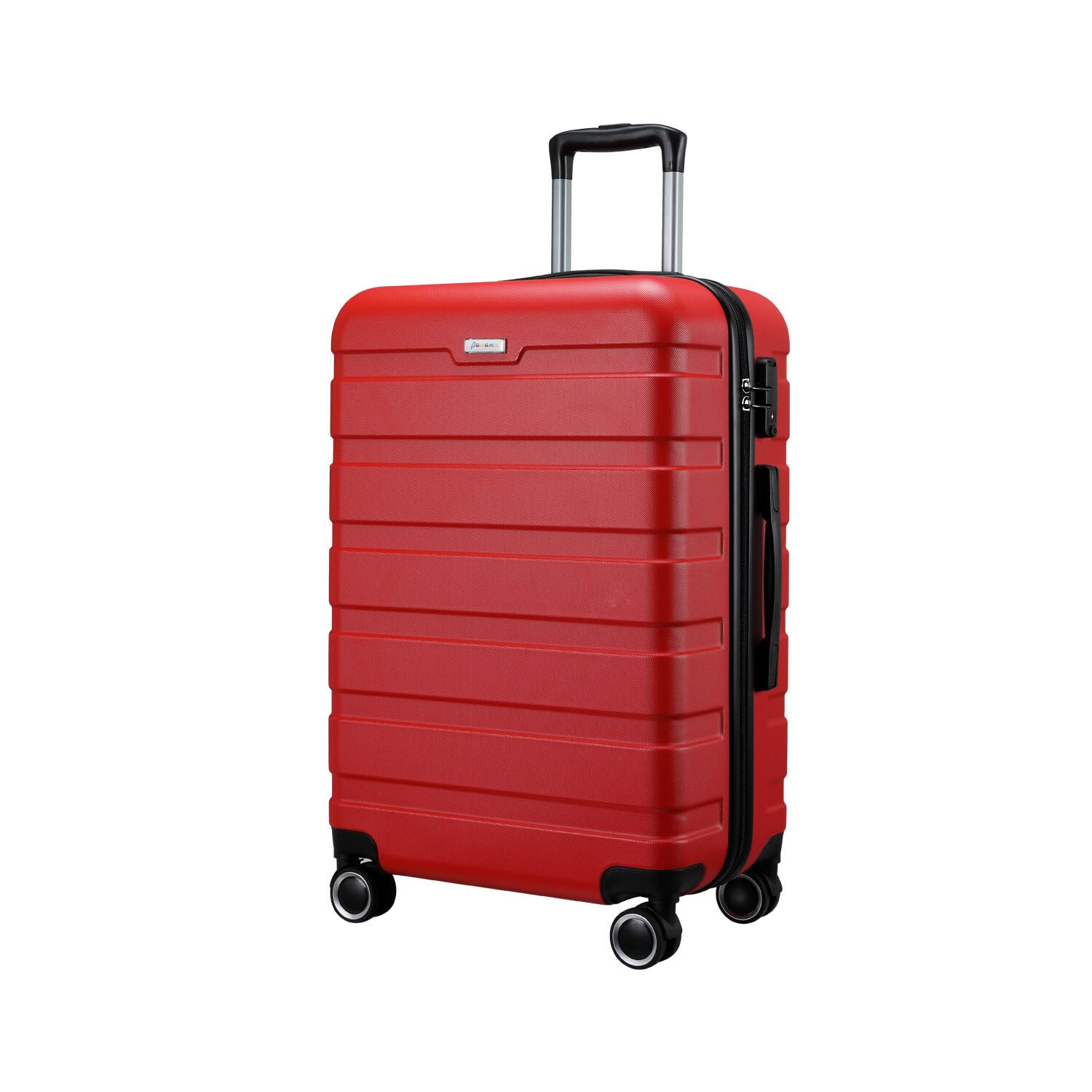 Panana 24 Carry on Luggage PC Durable Suitcase with Wheels TSA Lock, Lightweight Hardshell Checked Luggage?Red?