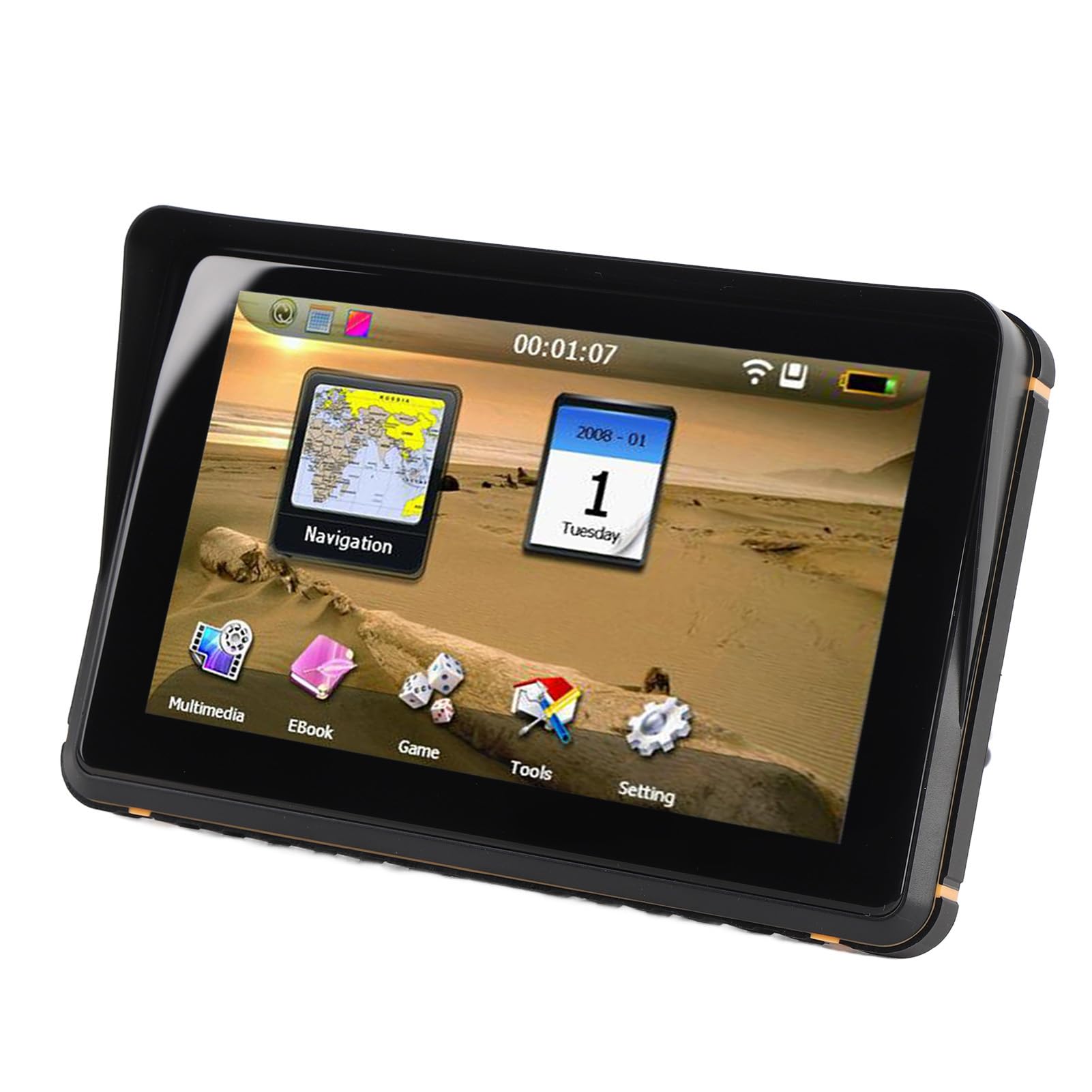 Motocykl GPS Navigator Planowanie Trasy 256 MB 16G 7 -calowy Ekran Dotykowy GPS Nawigacja