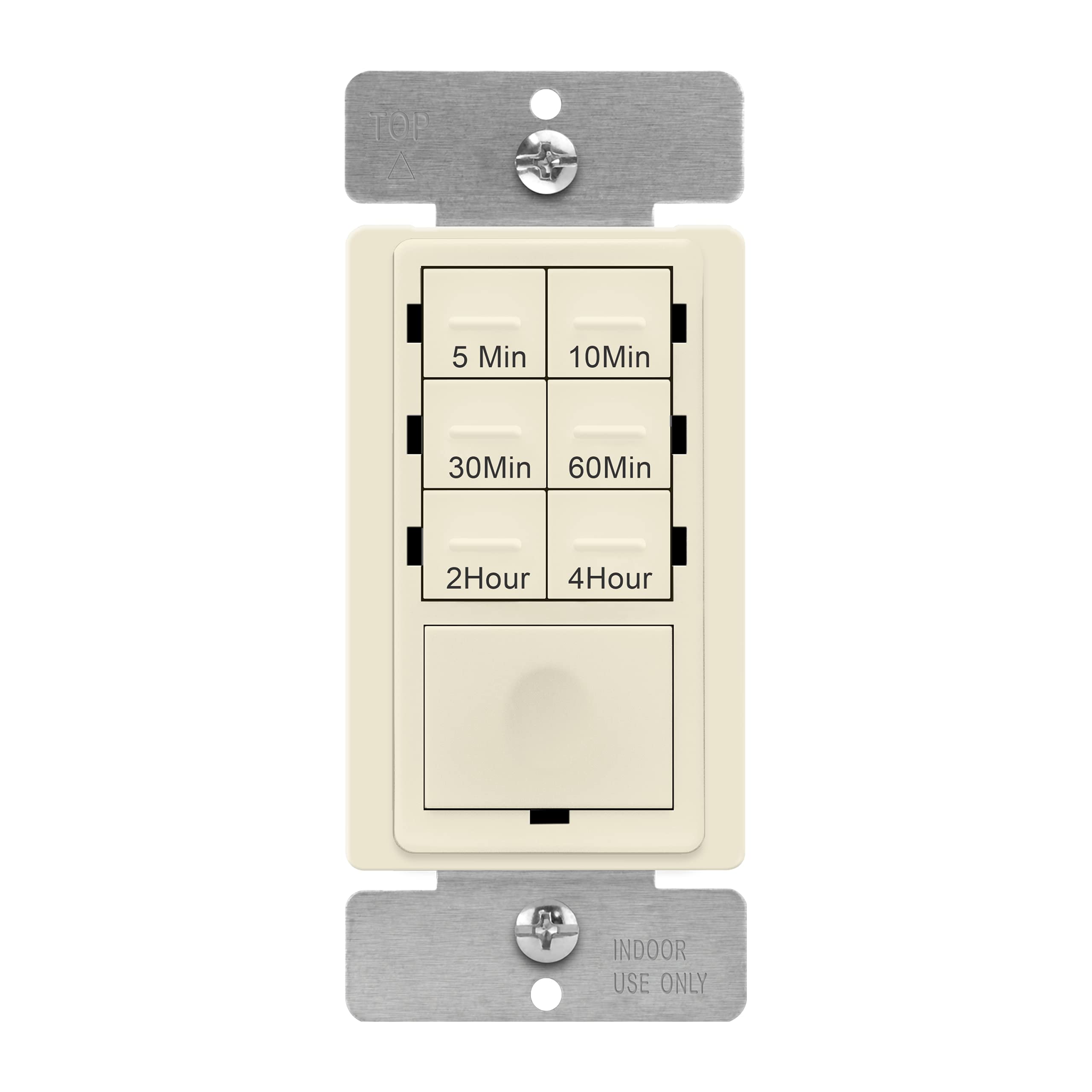 ENERLITES 4Hour Countdown Timer Switch, 5103060 Min, 24 Hour, for