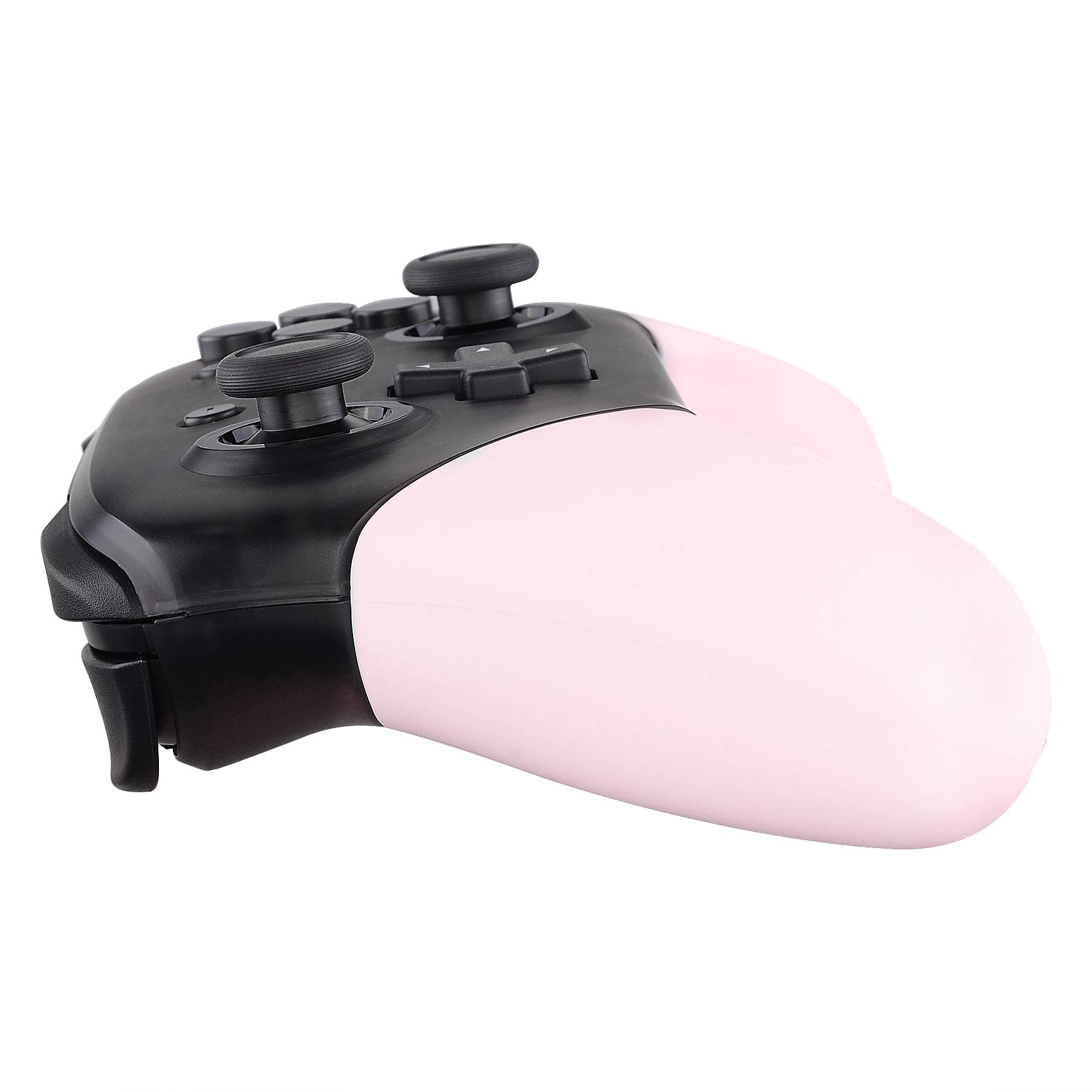 eXtremeRate Coque pour Nintendo Switch Pro Accessoires Manette Remplacement Cover Grip Controller Case,sans Manette-Rose
