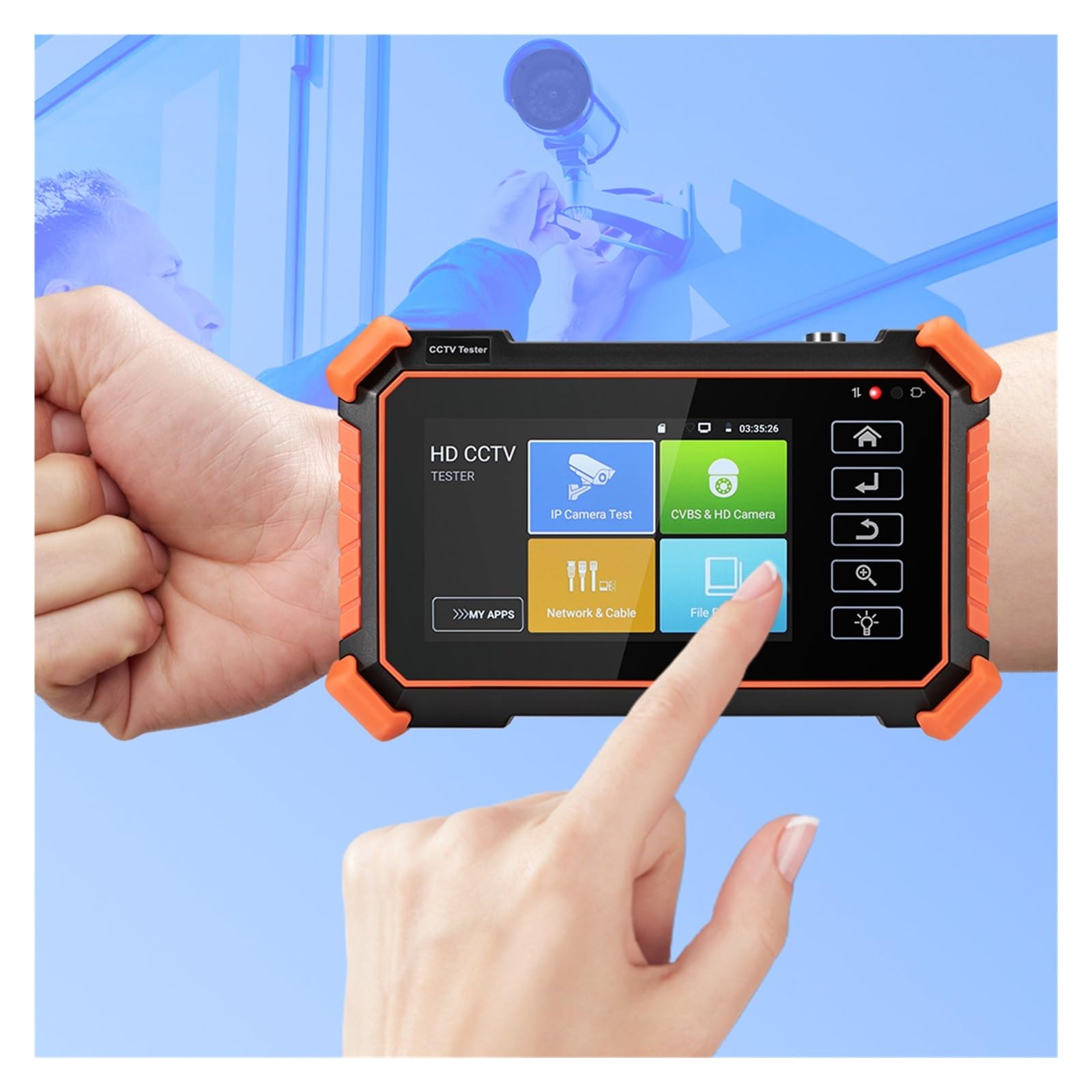 CCTV Tester For Telecamere Di Sicurezza For Cavi 8K H.265 4K .264 Test IP Analogico TVI CVI AHD For Strumento di prova