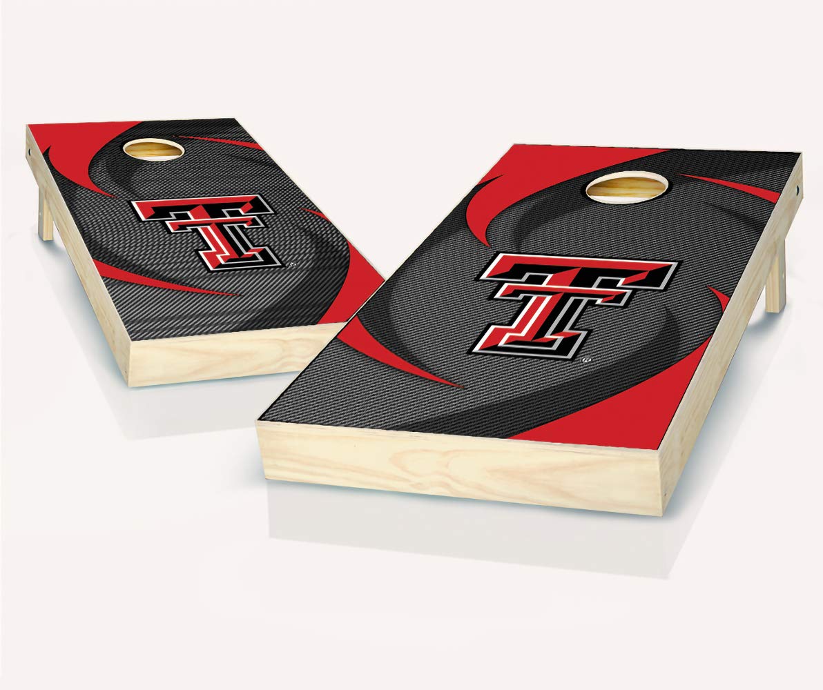 NCAA Texas Tech Red Raiders Swoosh Cornhole Set with Bags, 24