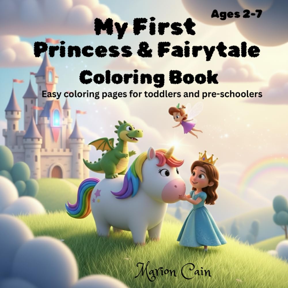 My First Princesses & Fairytale Coloring Book (Little Hands Big Imagination Series)