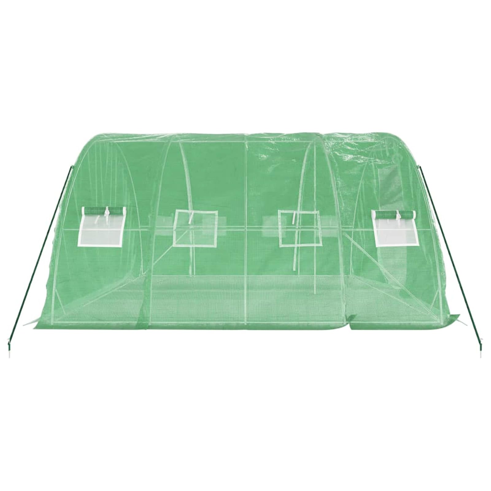 Gecheer Serra,con Telaio in Acciaio,Serra da Giardino,con Porta Avvolgibile,Serra per Piante,Serra da Esterno,Serra Grande,Serra per Orto,Serra a Tunnel da Giardino,Verde 20 m² 5x4x2,3 m