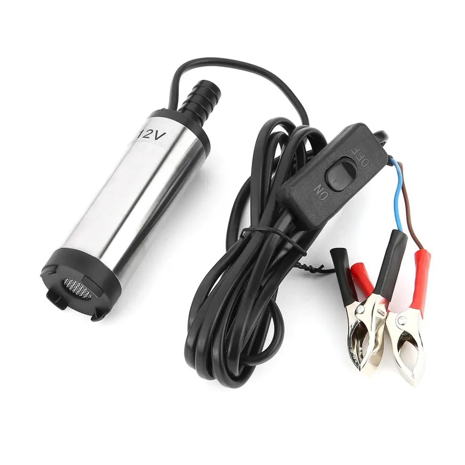 Pompe de ravitaillement submersible 24V à haut débit pour eau et huile