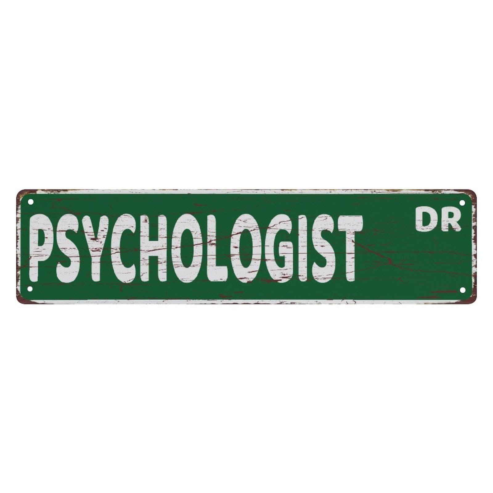 Psychologist Vintage Tin Signs Aluminum Metal Sign For Bedroom Kitchen Garden Wall Bab Club Coffee Hanging Home Decor 4x16 Inch
