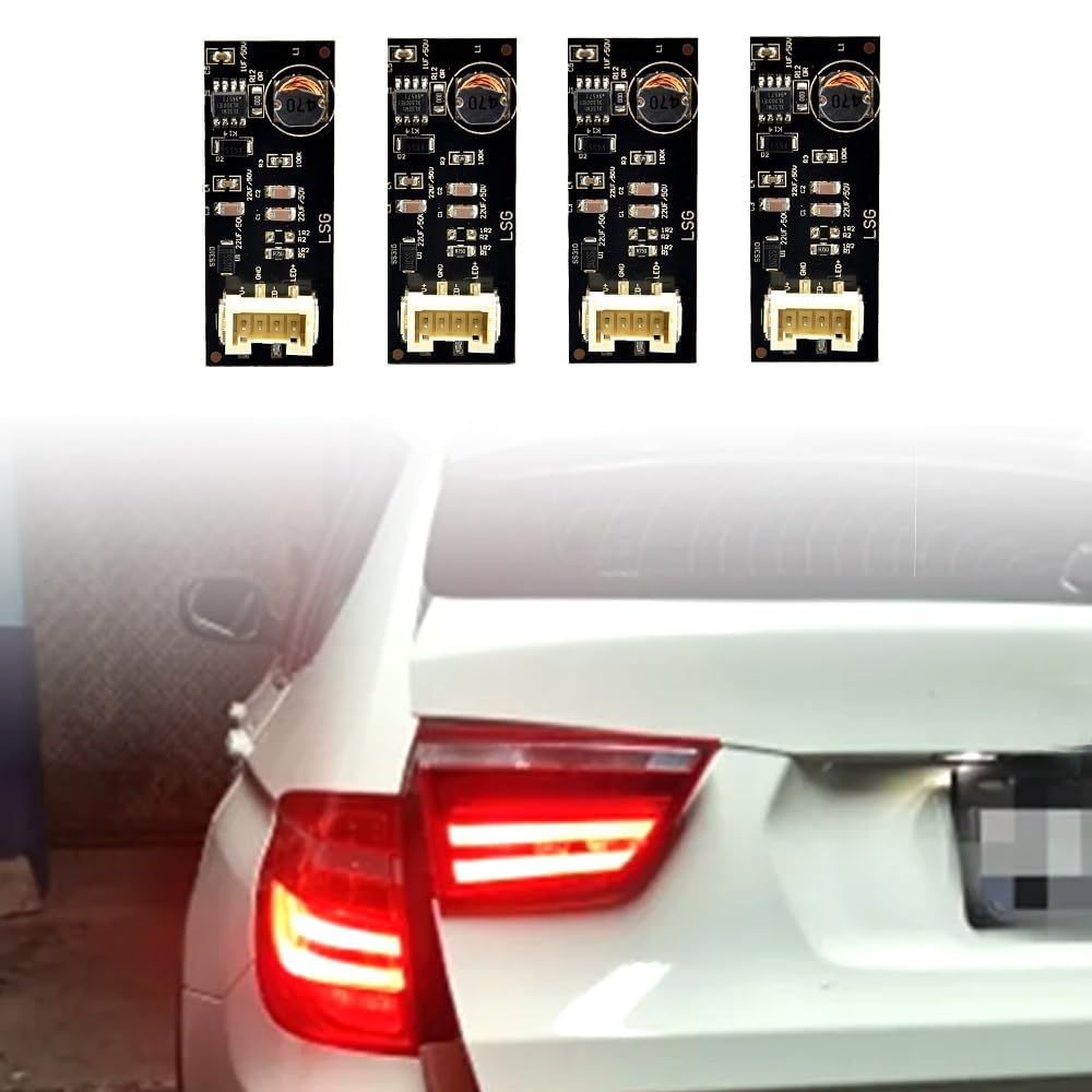 4 pezzi nuovo controller posteriore LED luce di riparazione piastra di ricambio fanale posteriore compatibile con BMW X3 F25 2011-2017