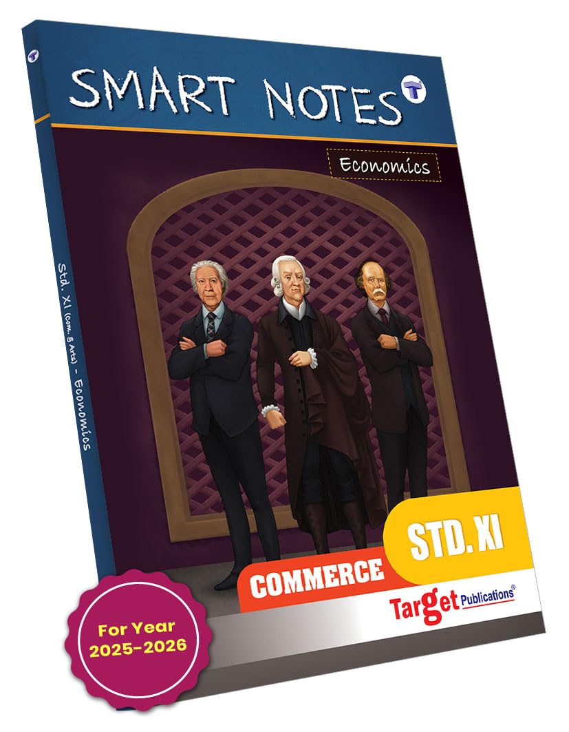 Std 11 Book | FYJC Commerce - Economics | English Medium | Maharashtra State Board | Includes Objective Questions, Smart Codes, Smart Recaps, Activities & Chapter Assessments | Smart Notes Paperback – Big Book, 10 May 2023