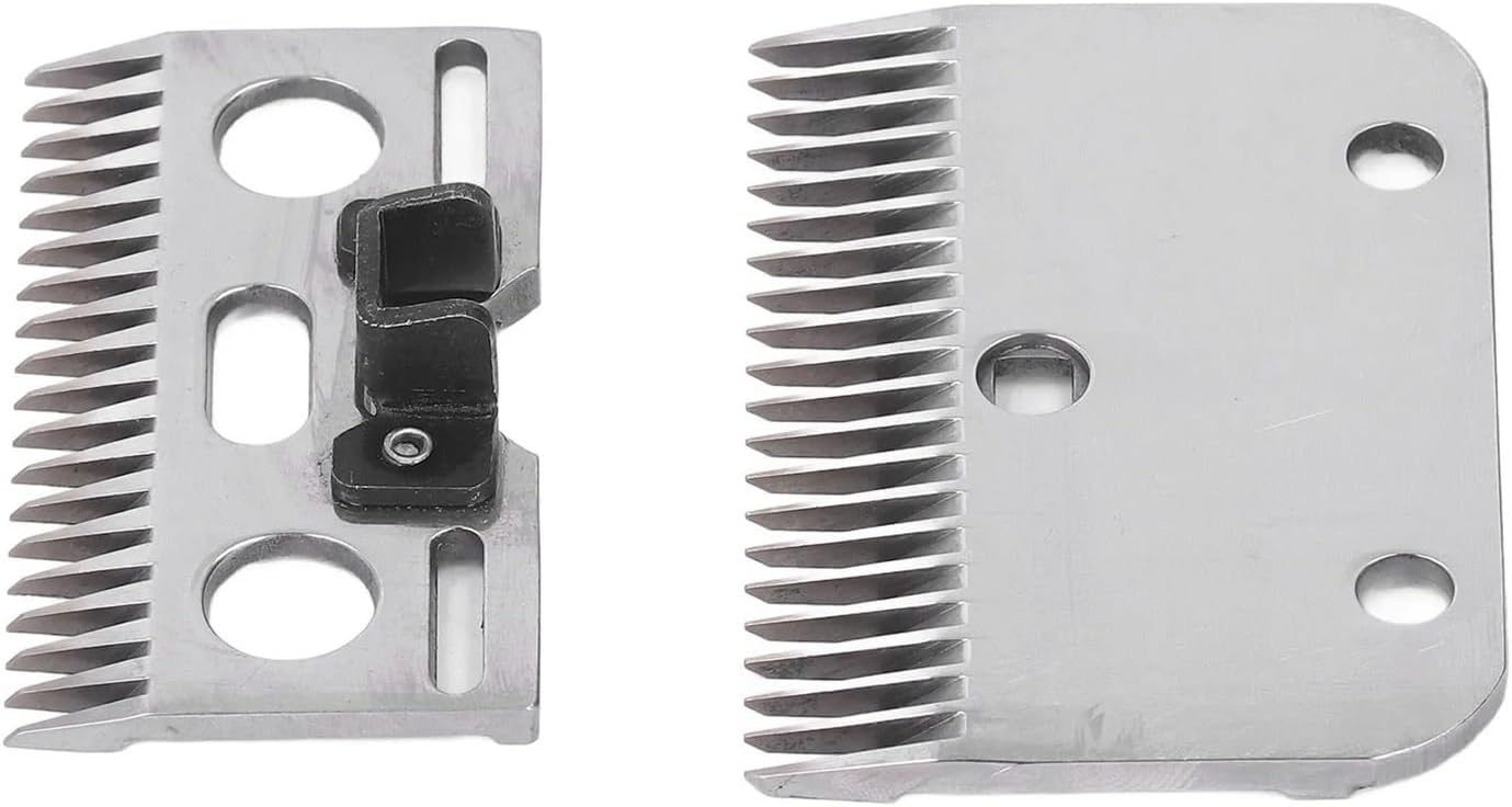 Clipper Blade Kit 21 Teeth Clippers Blades Carbide Abrasion Resistance Replacement