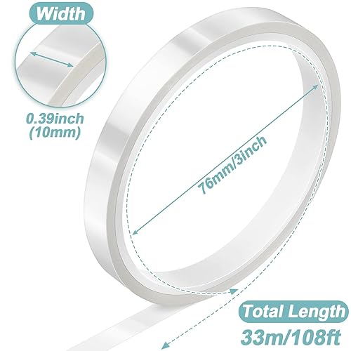 Miniatura 5 de selizo Paquete de 6 cintas de calor para sublimación de prensa de calor, cinta de transferencia de calor, cinta adhesiva de alta temperatura para