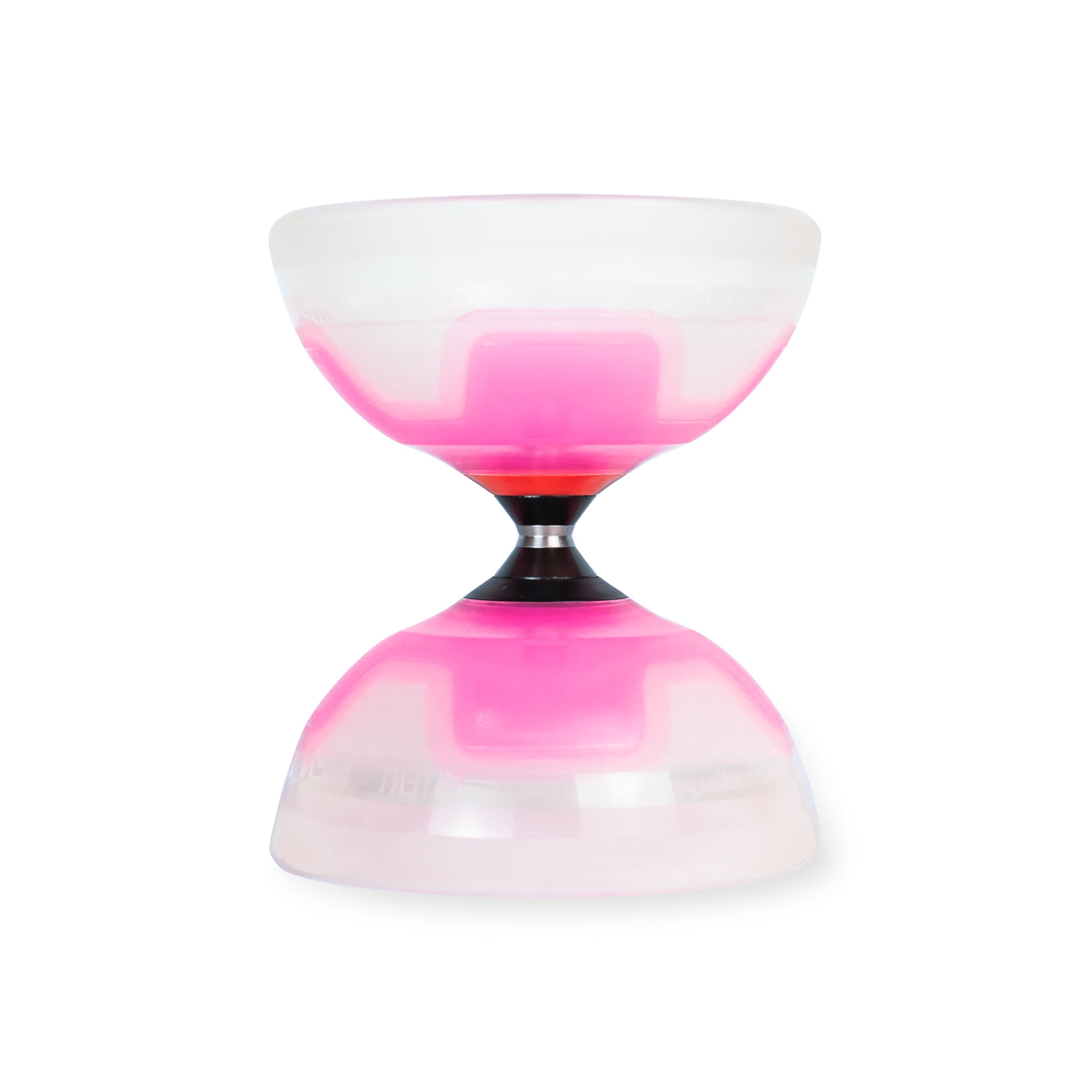 SUNDIA Falcon Series - Professional Triple Bearing Diabolo for Enhanced Balance, Long Spins, High Performance for All Tricks and Levels - Beginners to Pros, Juggling Chinese Yoyo - Pink