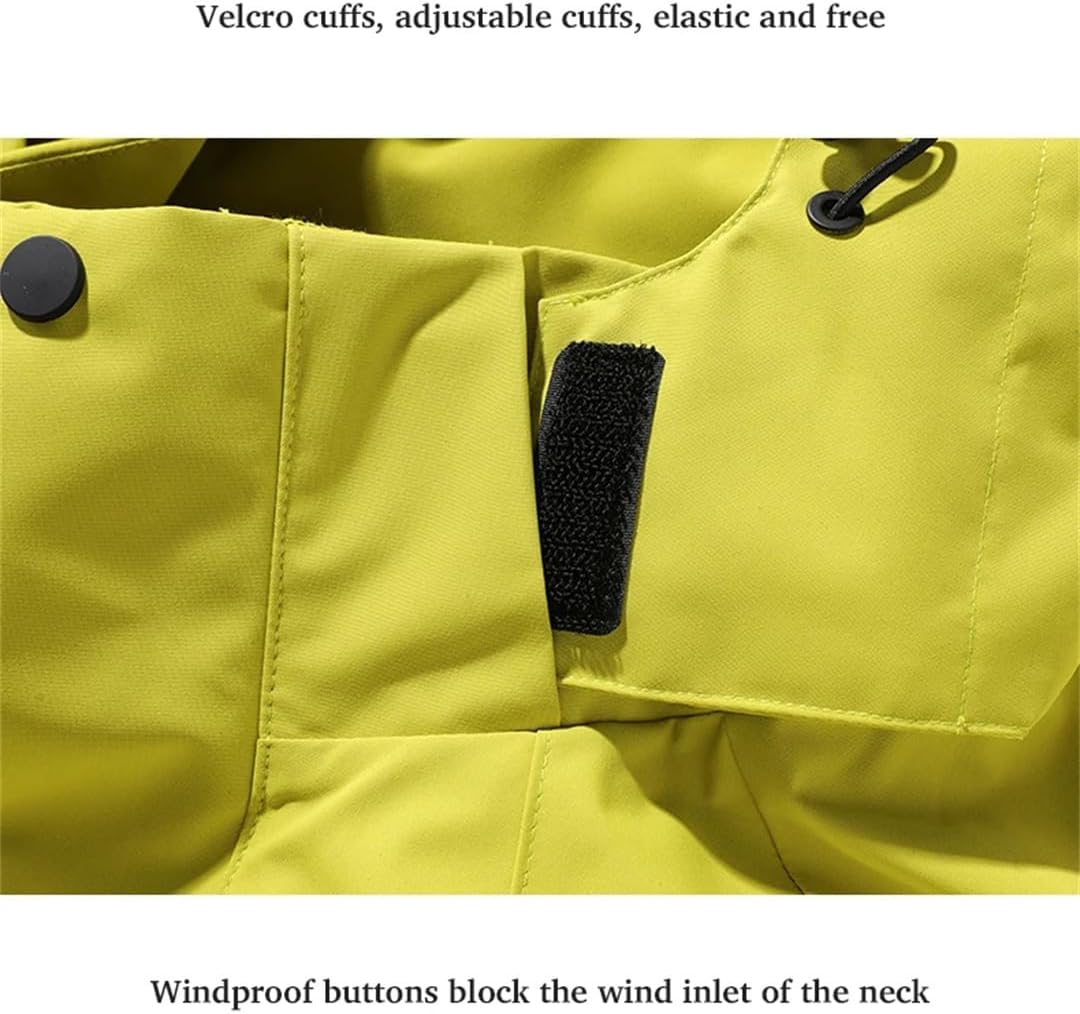 Unisex Waterproof Hood Lightweight Windproof Coat Breathable Raincoat Camping Climbing Hiking Jacket