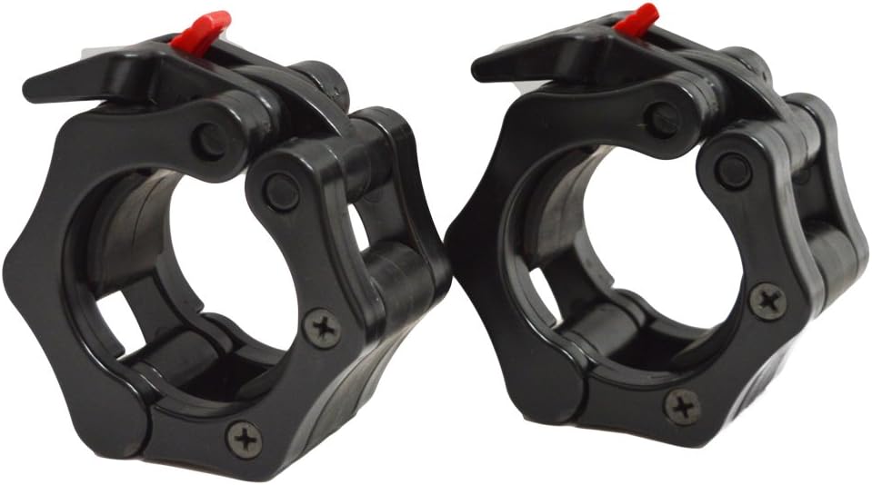 Fitness Health FH Olympic Barbell Collars Lock Jaw Clamp Gym Equipment BigaMart