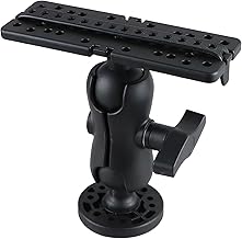 Morisho Fish Finder Mount Fish Finder Holder Kayak Boat Fishing Fishing Mount Arm Base Fixed Ball Stays