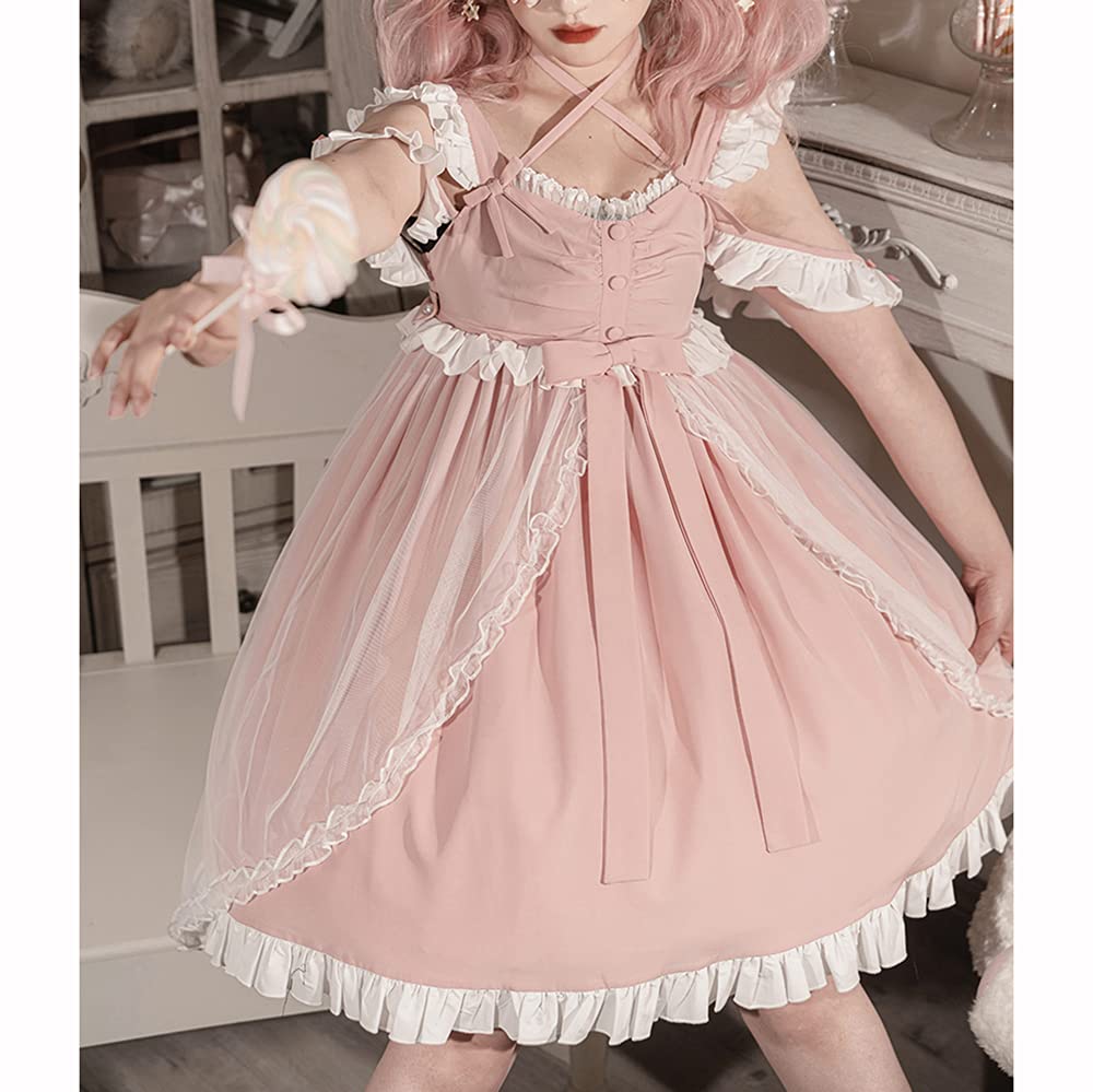 Amazon.co.jp: ワンピース ロリータ服 姫 ドレス コスプレ 衣装