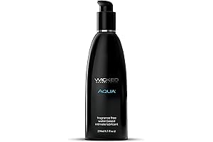 Aqua Water-Based Lubricant Liquid Wicked Bliss Enhanced Sensations