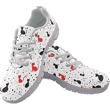 Womens Fashion Sneakers Lace up Walking Shoes Causal Lightweight Trainer Running Tennis Shoes Daily Wear