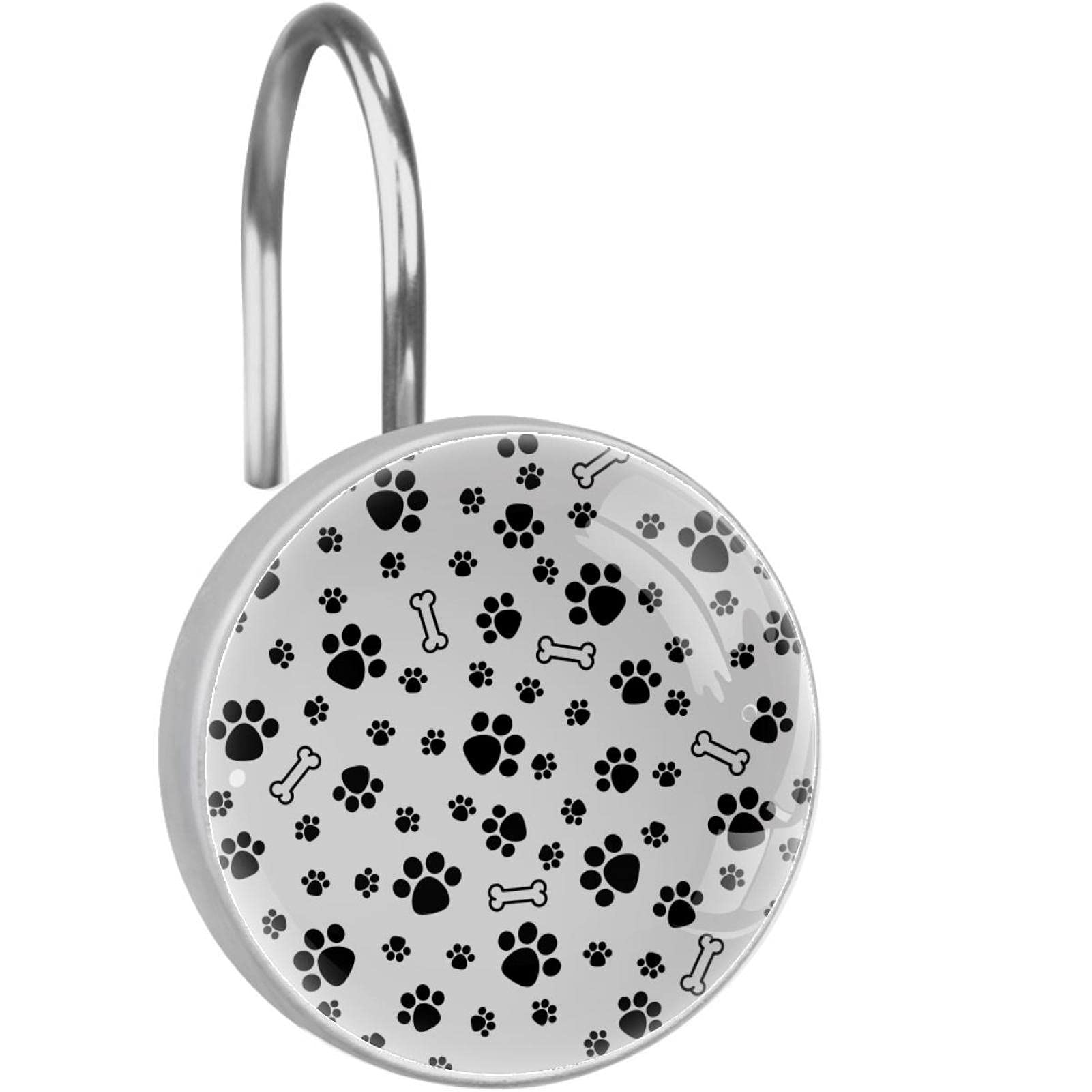 Crochets pour rideau de douche en acier inoxydable pour moderniser votre salle de bain familiale