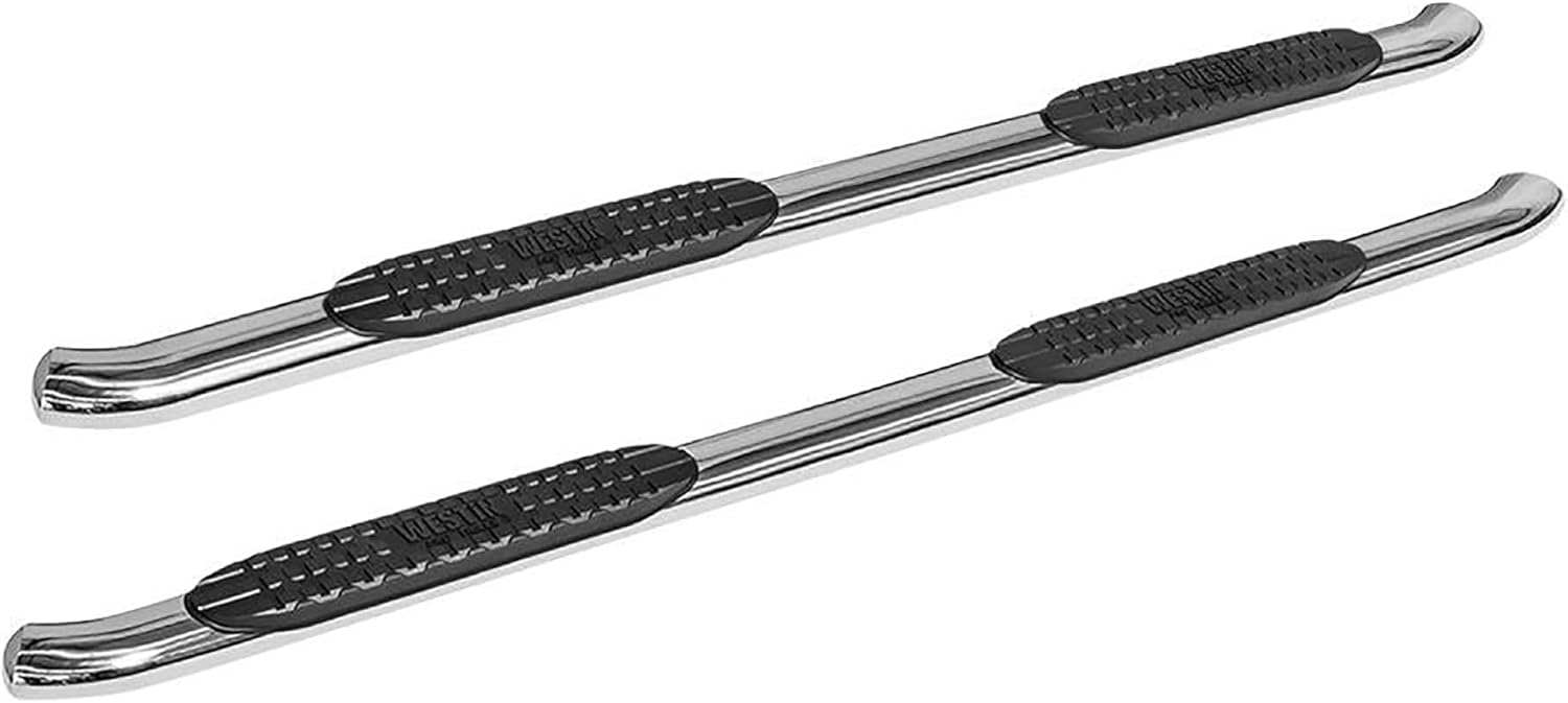 Westin 21-22670 PRO TRAXX 4 Oval Nerf Bars fits 2005-2023 Tacoma Access Cab Polished Pair