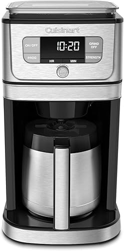 Miniatura 2 de Cuisinart DGB850 - Cafetera térmica para moler y preparar rebabas totalmente automática (10 tazas) con paquete de recipiente de café de acero