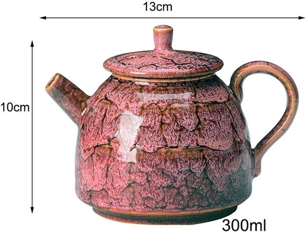Water Kettle Mug for Tea in Cup s Gaiwan Samovar Set Puer 300ML Ceramic Ceramic Kung Fu Tea Pot Travel Tea Set s & Coffee Servers(A) (E)