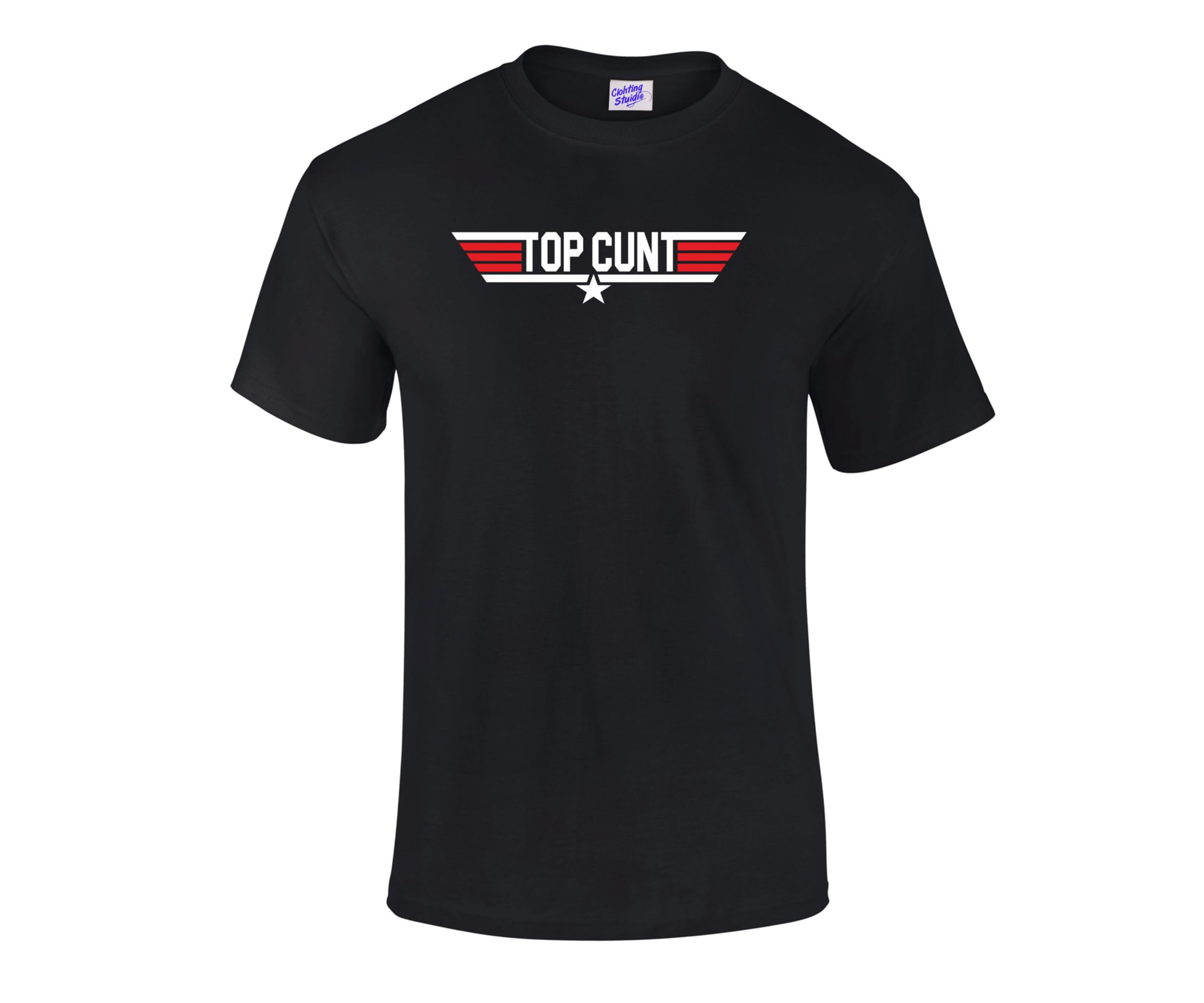 Radiance Unisex Black Top Cnt Rude Movie Nerd Gamer Joke Printed T-Shirt Stag Do Funny.