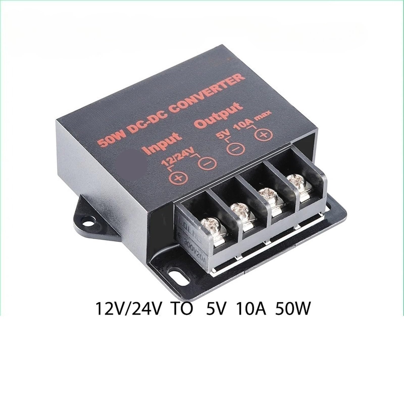 12V 24V to 5V 3A 5A 10A 20A 30A 40A 50A 100A DC DC Step Down Converter Stabilizer Regulator Reducer Power Supply for Cars Solar(12V 24V to 5V 10A)