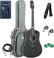 Violão Folk Strinberg Sd201hc Black Plus Half Cutaway