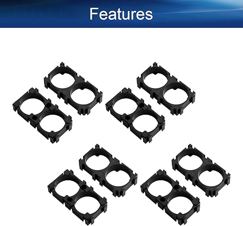 Miniatura 3 de Heyiarbeit 15pcs 2 x Cell 18650 Soporte de batería Soporte de seguridad de celda Soportes de plástico a prueba de golpes para baterías de litio