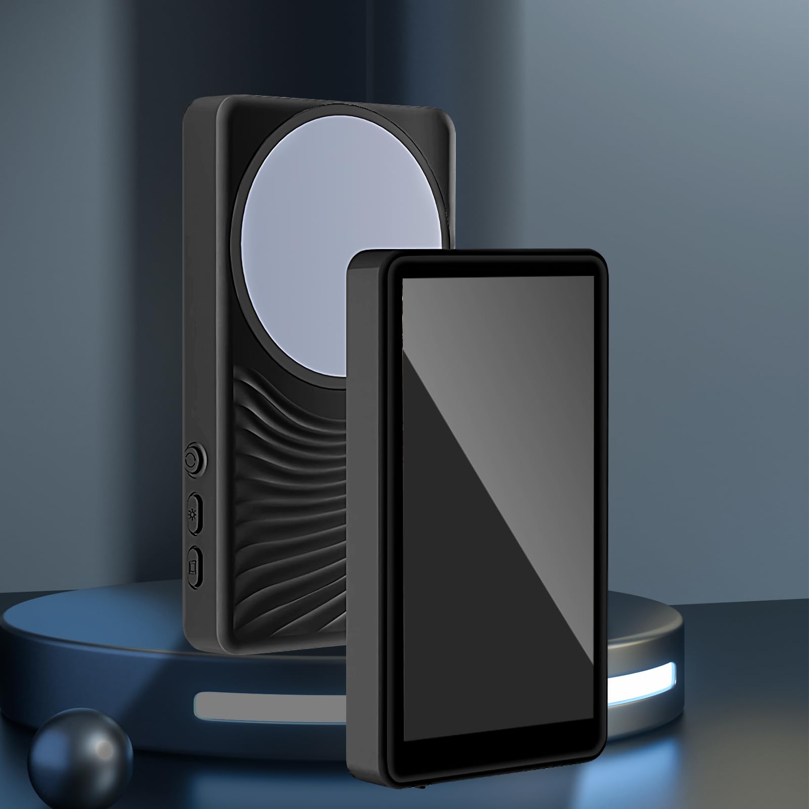 Monitor do Selfie Bezprzewodowe Lusterko do Selfie dla Aparatu Tylnego | Akcesoria Do Smartfona Z Mocowaniem Magnetycznym Do Użytku Wewnątrz I Na Zewnątrz