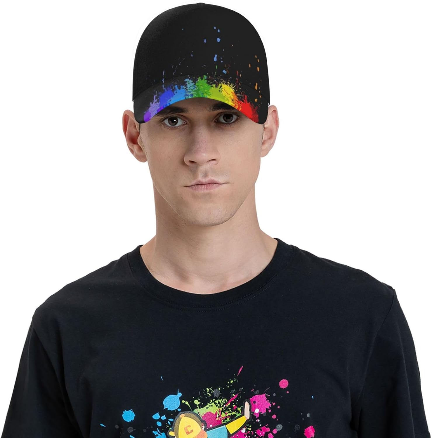 LGBT Baseball Hat Women Men Unisex LGBT Gay Pride Rainbow Hat Adjustable Snapback Trucker Hat - Image 7