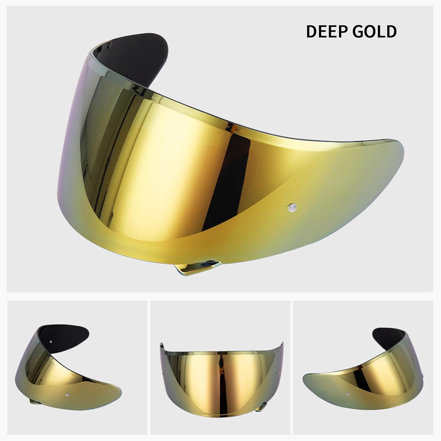 Motorcycle Helmet Visor for CWR-1 RF-1200 Visor X14 Face Shield Replacement for CWR-1 RF 1200 X-Spirit NXR Z7 X14 NX NZ RF-SR,Deep Gold