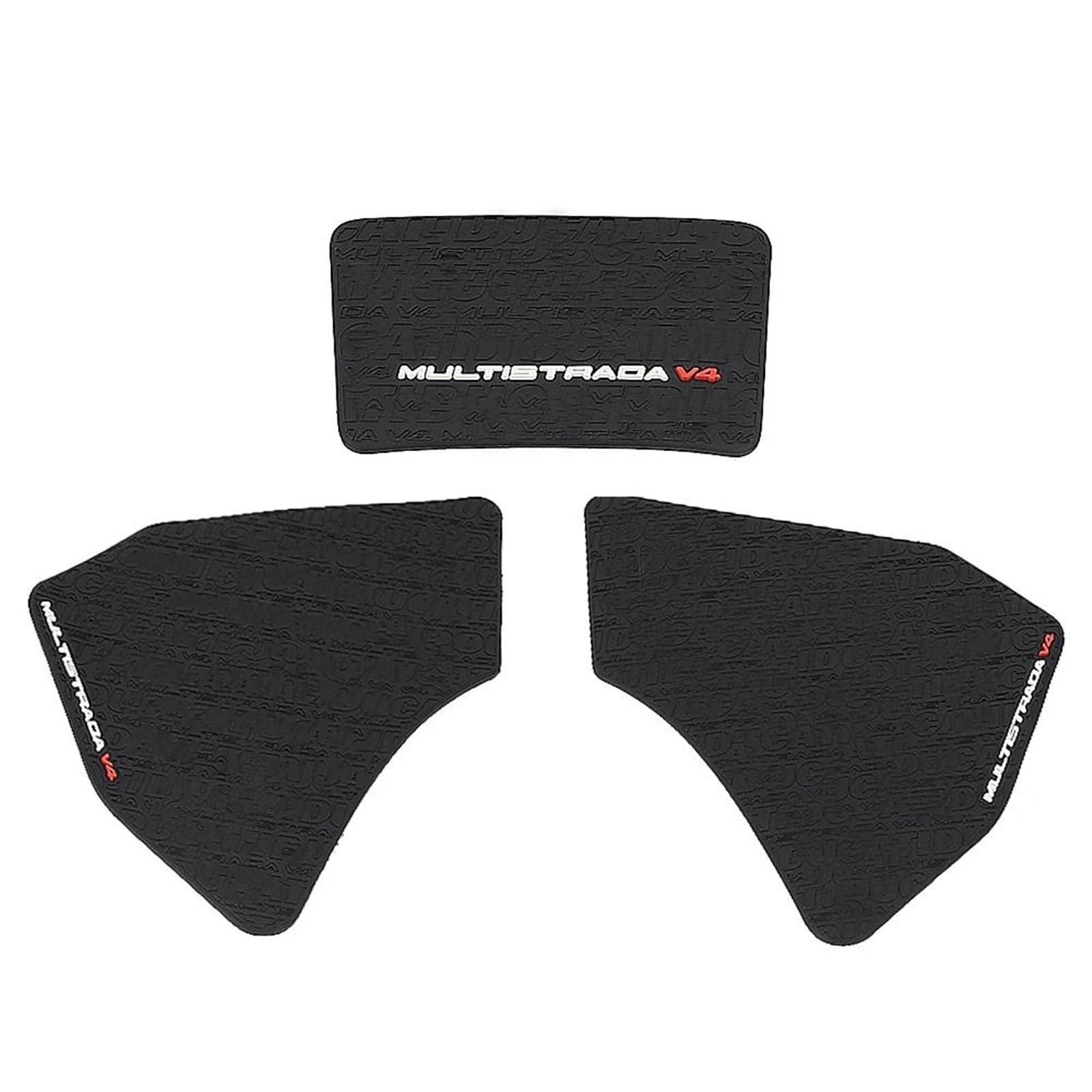 Trazione Pad Adesivo Laterale per Serbatoio Carburante per Ducati Multistrada V4 S V4S V 4S 2021, Protezione Antiscivolo per Serbatoio Protezione Serbatoio Adesivo per Moto